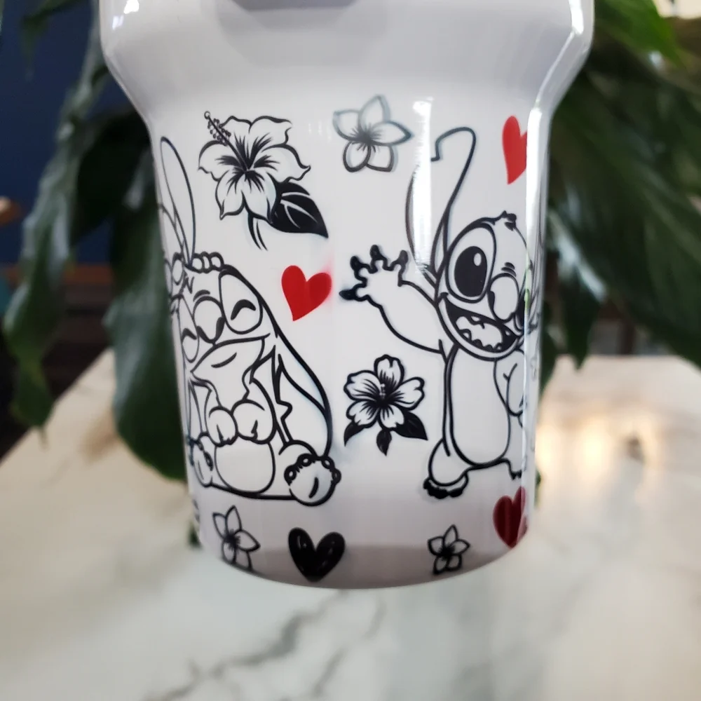 Stitch & Angel LOVE 40oz Traveler Tumbler 🎉sale